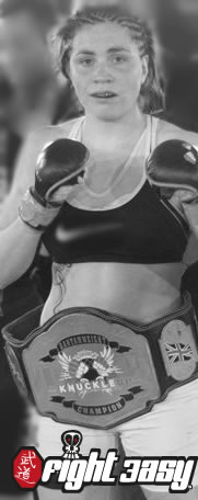 dee of smt in advert for fight easy fightwear